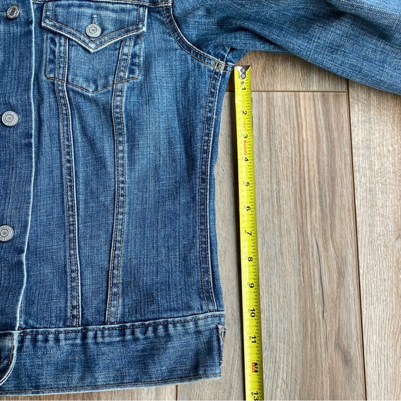 Y2K Gap Stretch Denim / Jean Jacket - Stretch- Small - Picture 5 of 11
